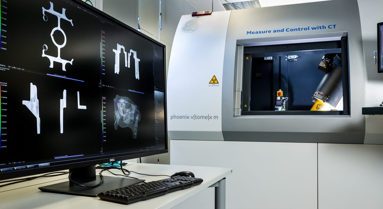 GE phoenix v|tome|x m Computertomograph