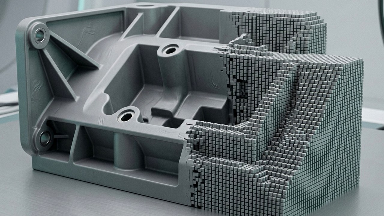 CT-Auflösung und Voxelgröße – Volumenmodell aus Voxeln